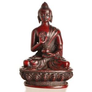 Amoghasiddhi Buddha Statue Resin 11,5 cm 