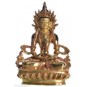 Aparimita / Amitayus 15 cm fully gilt Buddha Statue