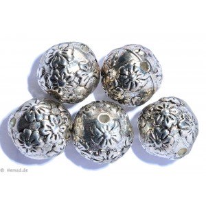 Silver colored Jewelery H - 6 pcs 12mm