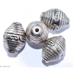 Silver colored jewelery F - 4 pc 15mm