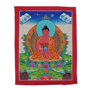 Thangka - Buddhas Amitabha 23 x 29 cm