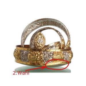 Mandala silver-gold gilt-18cm height SALE