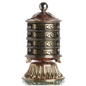 Table Prayer wheel copper - 15cm