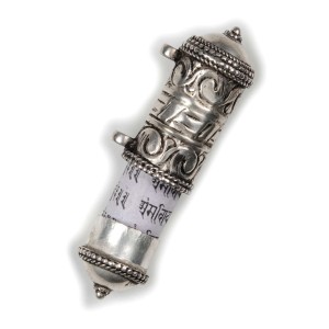 Silver Pendant Mantra Box 33 mm