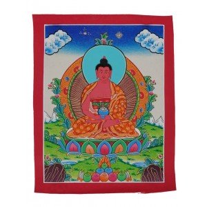Thangka - Buddhas Amitabha 23 x 29 cm