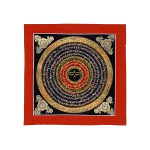 Thangka Mandala Buddha Eyes 26 x 26 cm