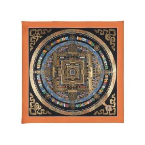 Thangka Kalachakra Mandala 57x57 cm