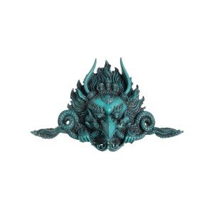 Garuda 23 cm turquois Resin