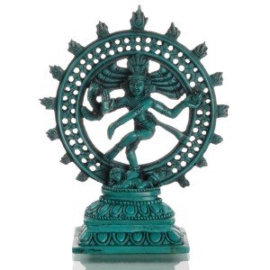 Nataraja Statue türkis 22 cm