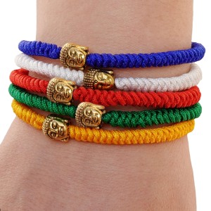 Buddha-Bracelets golden sacrified