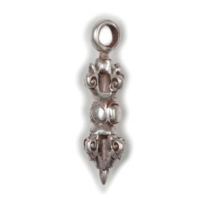 Silver Pendant Vajra 30 mm