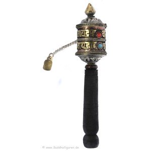 Prayer wheel old looking - copper 11,5 cm