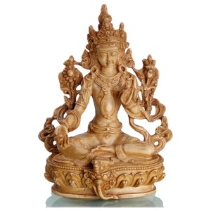 Green Tara 16 cm Resin bone