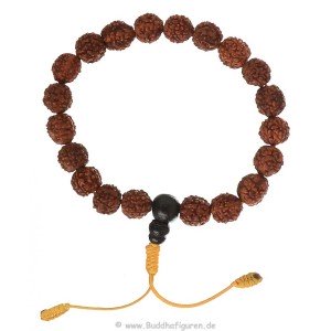 Armband Rudraksha 10 mm - Hand-Mala  sacrified