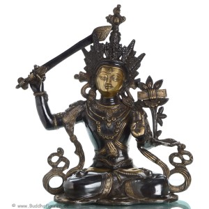 Manjushri - Brass 40cm