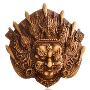 Mahakala Mask 14 cm Resin painted