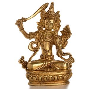 Manjushri 14 cm Buddha Statue