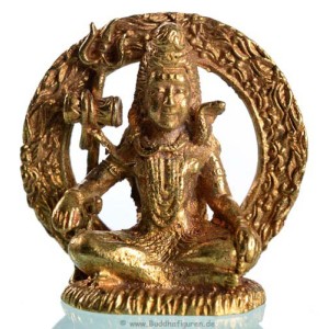 Statue mini Shiva sitting bright
