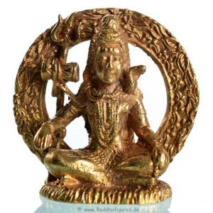 Statue mini Shiva sitting bright