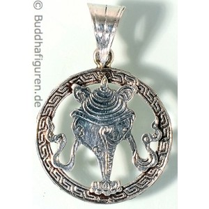 Silver Pendant Shanka 25 mm