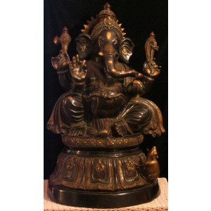 Ganesh sitting - Temple Ganesh 91 cm