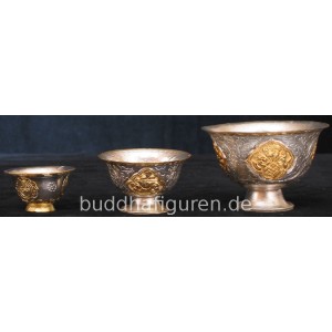 Offering Bowl  gilt and silver plated