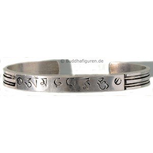 Bracelet (bangle)  7 - width 8 mm - with omanipemehum