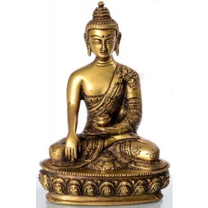 Akshobhya 20 cm  brass Buddha Statue