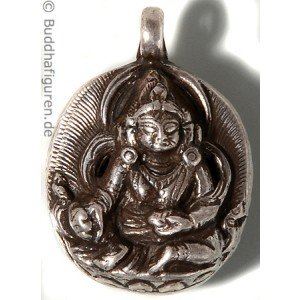 Silver Pendant Jambhala  25 mm