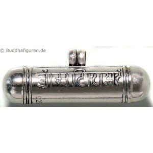 Silver Pendant Mantra Box 33 mm