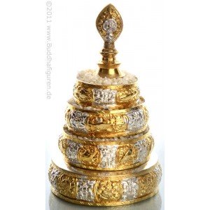 Mandala silver-gold gilt