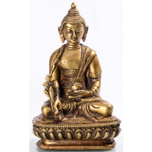 Medicine Buddha 14,5 cm brass