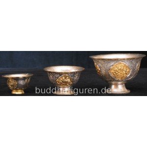 Offering Bowl  gilt and silver plated