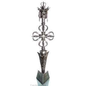 Phurba - Iron with Silver Finishing 122cm