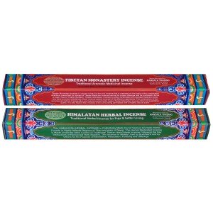  Set of 2  Incense Himalayan Herbal - Tibetan Monastry