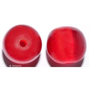 Resin Beads red 19 mm 8pc