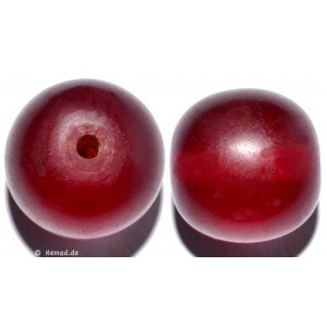 Resin Beads red 25mm 2pc