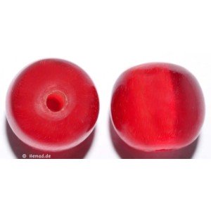 Resin Beads red 19 mm 8pc
