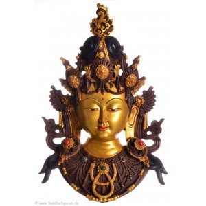 Tara Mask 43 cm Resin golden