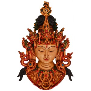 Tara Mask 43 cm Resin painted