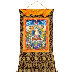 Thangka White Tara 92 x 132 cm