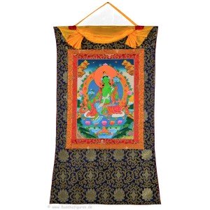 Thangka Grüne Tara gehobene Qualität