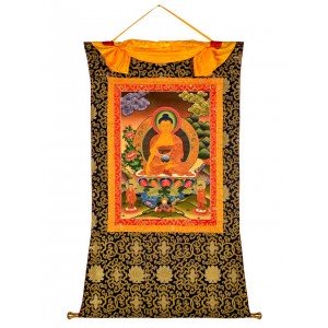 Thangka - Shakyamuni 88 x 122 cm