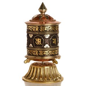 Table Prayer wheel copper - 15,5 cm 2