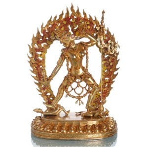 Vajra Dakini 37 cm fully fire-gilded