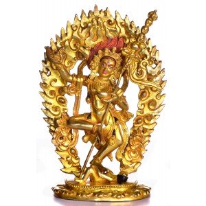 Vajravarahi 20cm fully fire-gilded