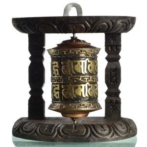 Wall Prayer wheel copper 10 cm