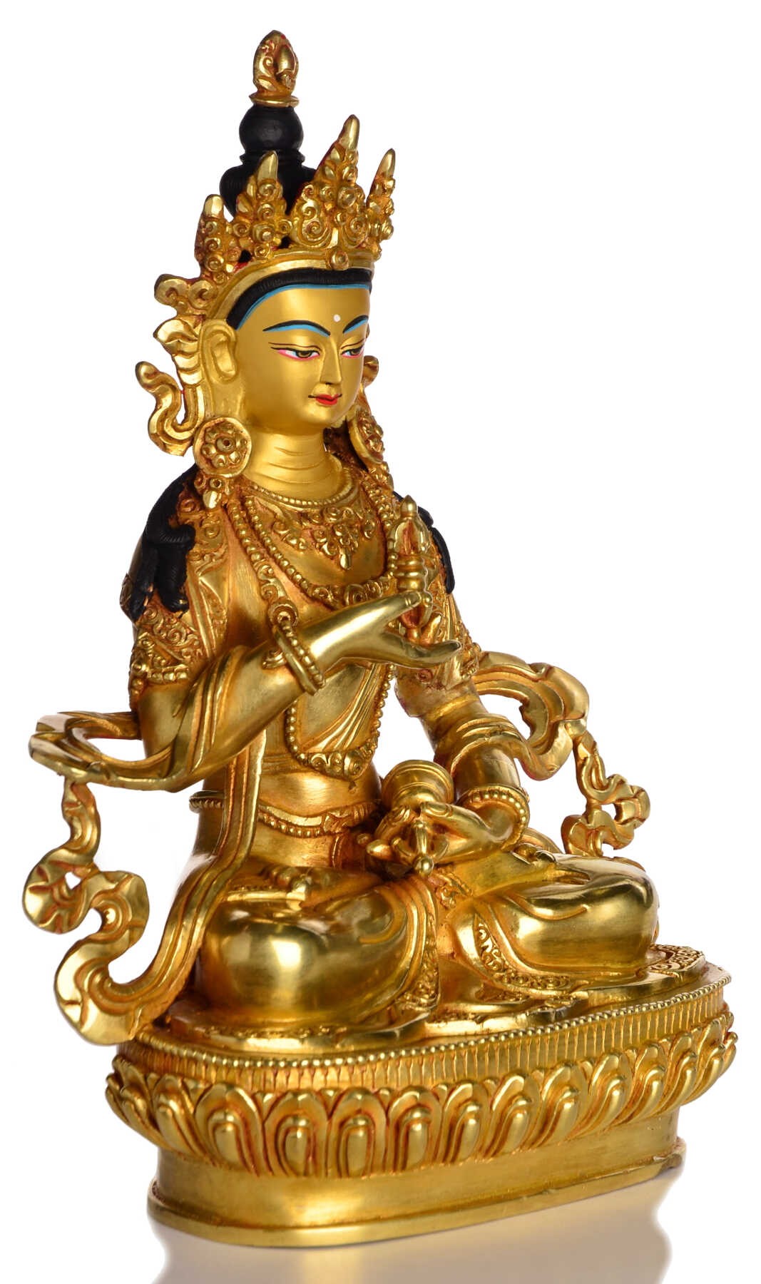Vajrasattva Statue feuervergoldet 22 cm Premiumqualität Nepal kaufen