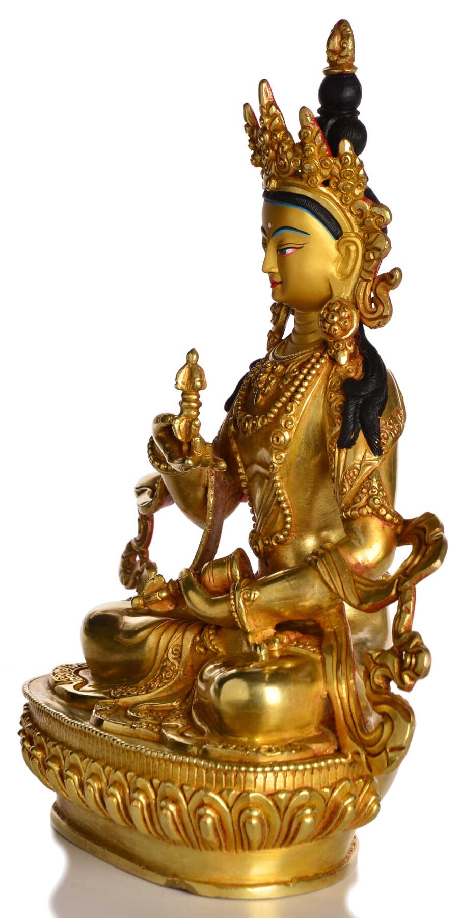 Vajrasattva Statue feuervergoldet 22 cm Premiumqualität Nepal kaufen