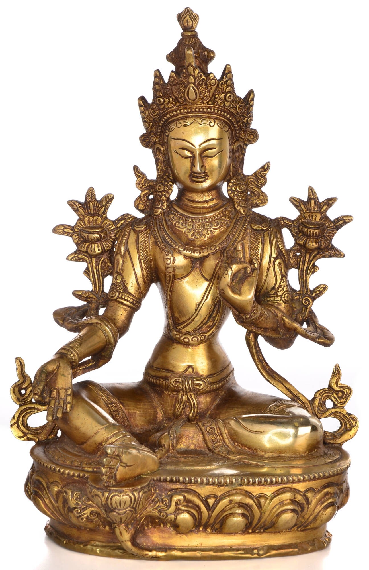 Green Tara Buddha statue